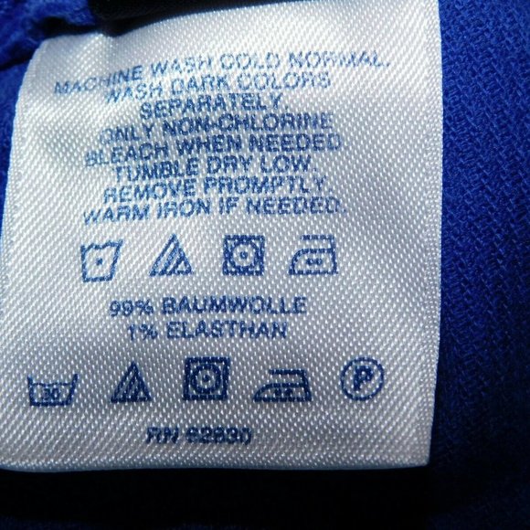 Lands End Womens 12T 12 Tall Blue  Corduroy Pant - Picture 3 of 8